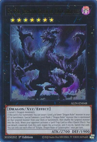 Eclipse, Dragon Ruler of Catastrophes (Ultra Rare) [ALIN-EN048-UR]