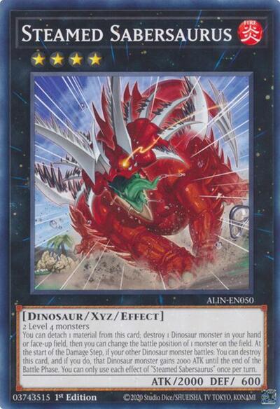 Steamed Sabersaurus (Common) [ALIN-EN050-C]