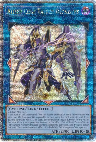 Allied Code Talker @Ignister (Quarter Century Secret Rare) [ALIN-EN051-QCSR]