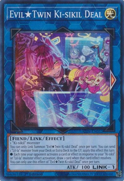 EvilTwin Ki-sikil Deal (Super Rare) [ALIN-EN052-SuR]