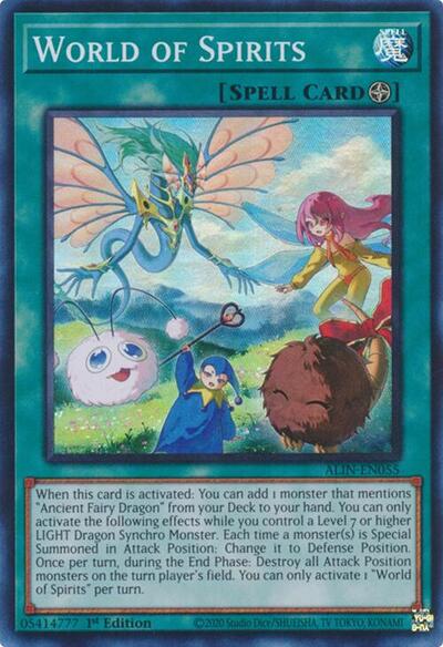 World of Spirits (Super Rare) [ALIN-EN055-SuR]