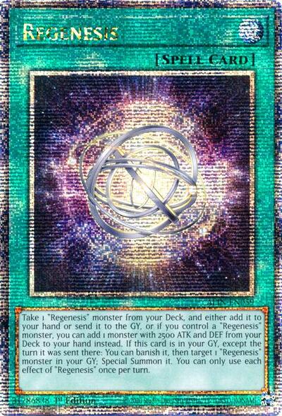 Regenesis (Quarter Century Secret Rare) [ALIN-EN059-QCSR]