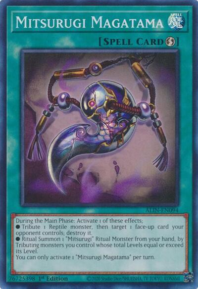 Mitsurugi Magatama (Super Rare) [ALIN-EN094-SuR]