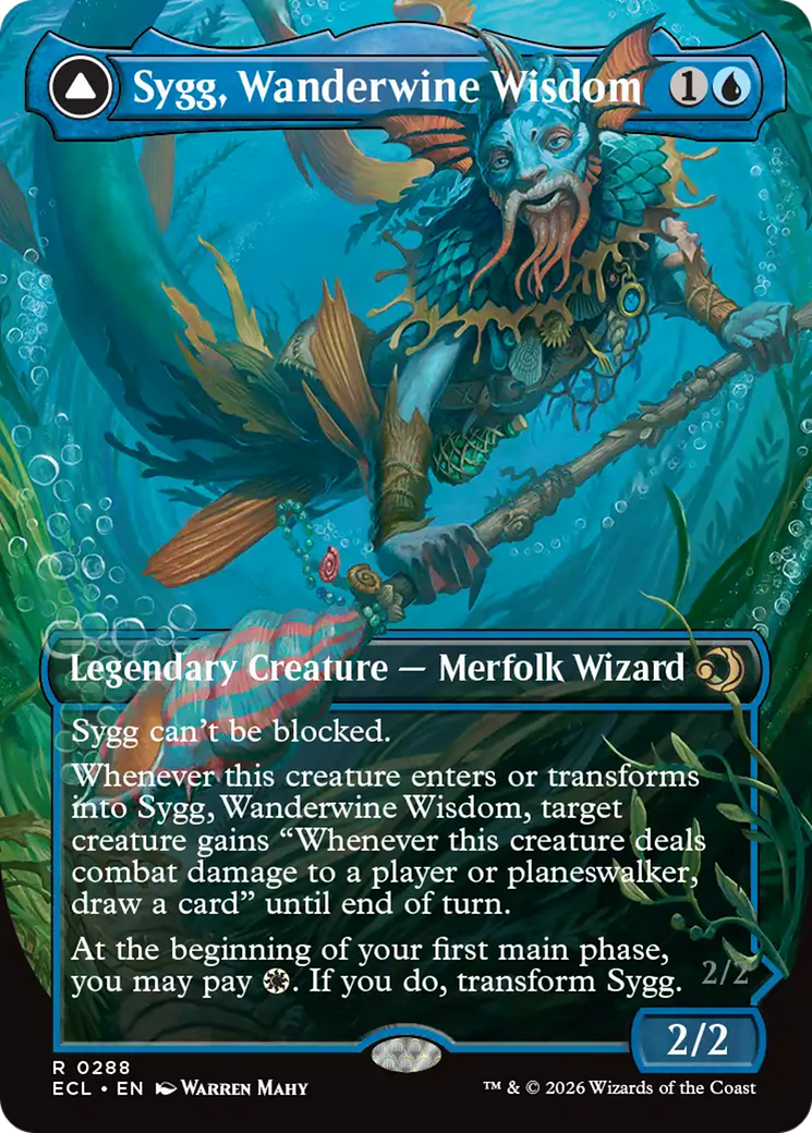Sygg, Wanderwine Wisdom // Sygg, Wanderbrine Shield - Borderless - Full Art [ECL-288]