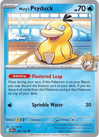 Misty's Psyduck - 045/182 (Uncommon) [DRI-045-U]