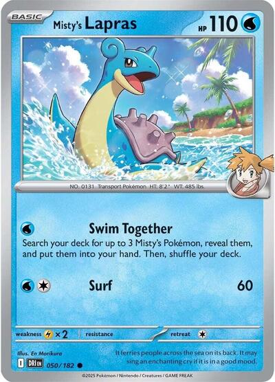 Misty's Lapras - 050/182 (Common) [DRI-050-C]