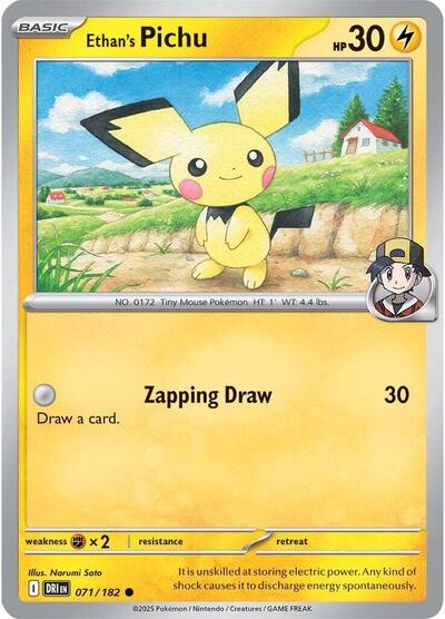 Ethan's Pichu - 071/182 (Common) [DRI-071-C]