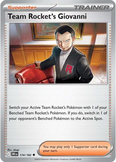 Team Rocket's Giovanni - 174/182 (Uncommon) [DRI-174-U]