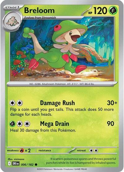 Breloom - 006/182 (Common) [DRI-006-C]