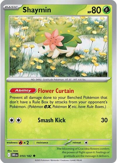 Shaymin - 010/182 (Uncommon) [DRI-010-U]
