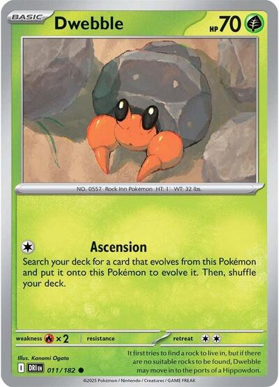 Dwebble - 011/182 (Common) [DRI-011-C]