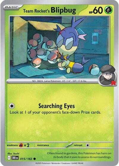 Team Rocket's Blipbug - 015/182 (Common) [DRI-015-C]