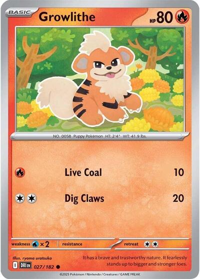 Growlithe - 027/182 (Common) [DRI-027-C]