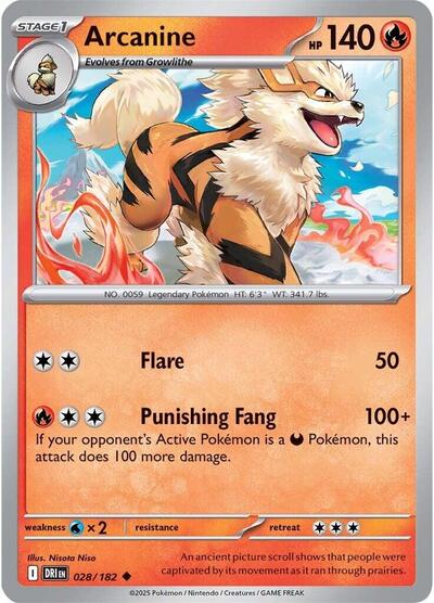 Arcanine - 028/182 (Uncommon) [DRI-028-U]