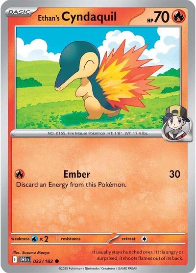 Ethan's Cyndaquil - 032/182 (Common) [DRI-032-C]