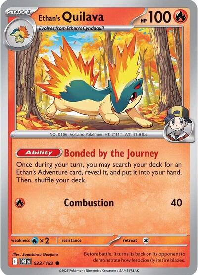 Ethan's Quilava - 033/182 (Common) [DRI-033-C]