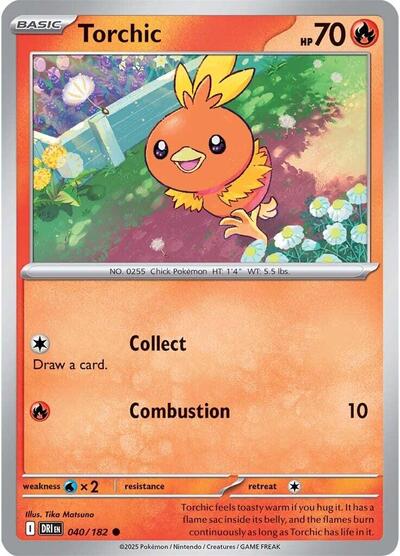 Torchic - 040/182 (Common) [DRI-040-C]
