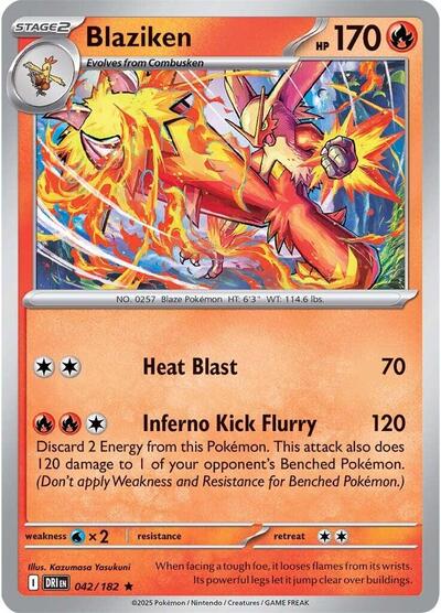 Blaziken - 042/182 (Rare) [DRI-042-R]