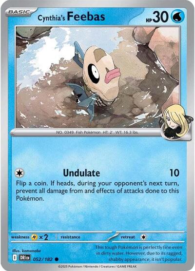 Cynthia's Feebas - 052/182 (Common) [DRI-052-C]