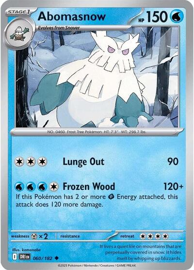Abomasnow - 060/182 (Uncommon) [DRI-060-U]
