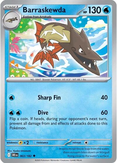 Barraskewda - 063/182 (Uncommon) [DRI-063-U]