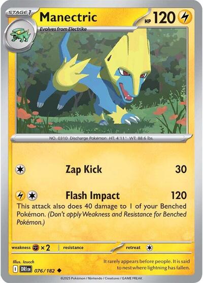 Manectric - 076/182 (Uncommon) [DRI-076-U]