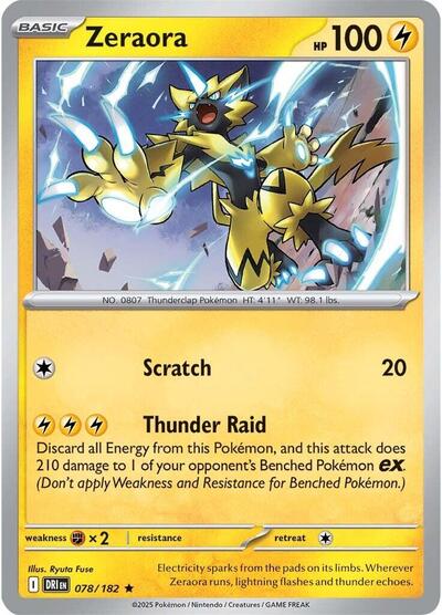 Zeraora - 078/182 (Rare) [DRI-078-R]