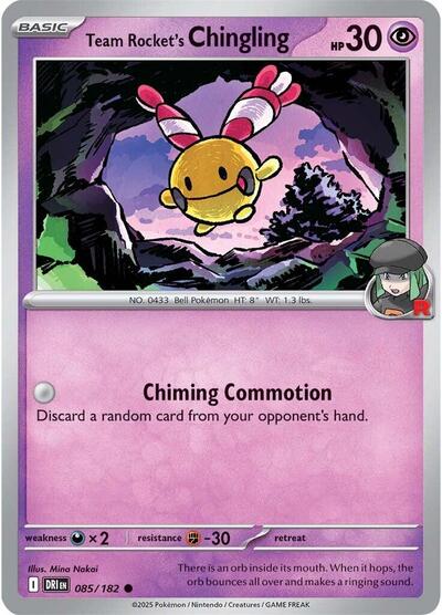 Team Rocket's Chingling - 085/182 (Common) [DRI-085-C]