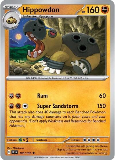 Hippowdon - 106/182 (Uncommon) [DRI-106-U]