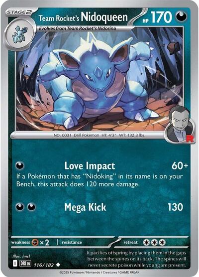 Team Rocket's Nidoqueen - 116/182 (Uncommon) [DRI-116-U]