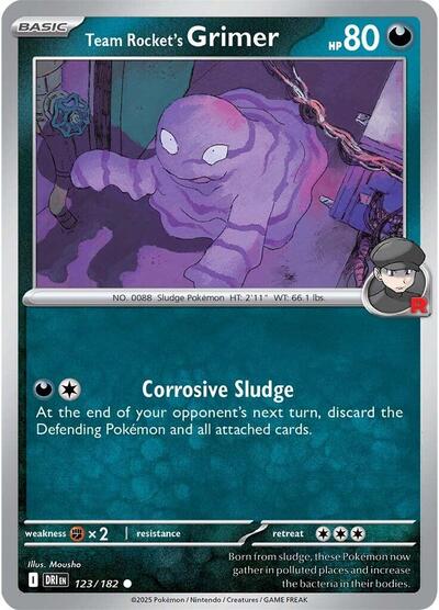 Team Rocket's Grimer - 123/182 (Common) [DRI-123-C]