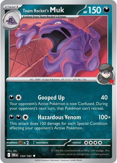 Team Rocket's Muk - 124/182 (Uncommon) [DRI-124-U]