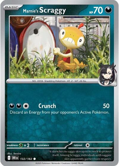 Marnie's Scraggy - 132/182 (Common) [DRI-132-C]