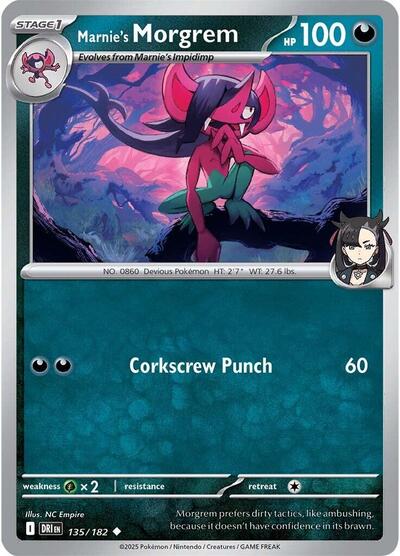 Marnie's Morgrem - 135/182 (Uncommon) [DRI-135-U]