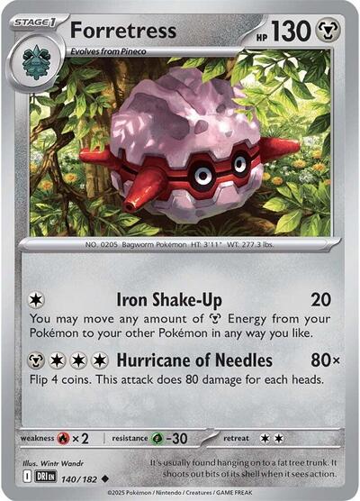 Forretress - 140/182 (Uncommon) [DRI-140-U]
