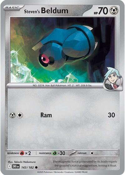 Steven's Beldum - 143/182 (Common) [DRI-143-C]