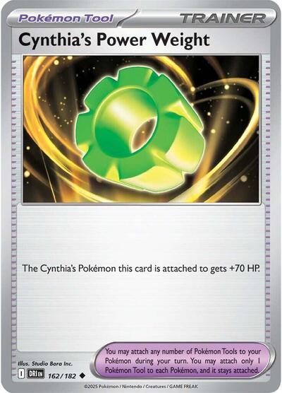 Cynthia's Power Weight - 162/182 (Uncommon) [DRI-162-U]