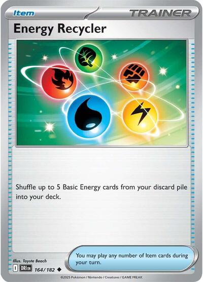 Energy Recycler - 164/182 (Uncommon) [DRI-164-U]
