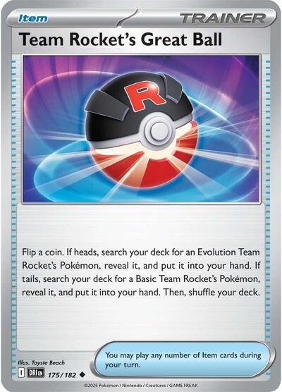 Team Rocket's Great Ball - 175/182 (Uncommon) [DRI-175-U]
