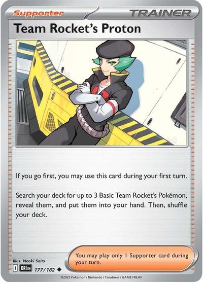 Team Rocket's Proton - 177/182 (Uncommon) [DRI-177-U]