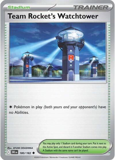 Team Rocket's Watchtower - 180/182 (Uncommon) [DRI-180-U]
