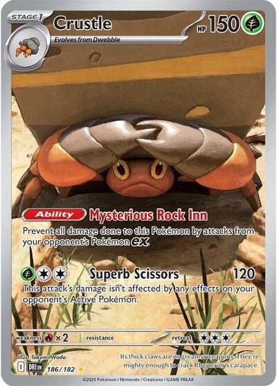 Crustle - 186/182 (Illustration Rare) [DRI-186-IR]
