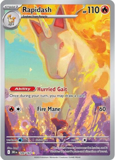 Rapidash - 189/182 (Illustration Rare) [DRI-189-IR]