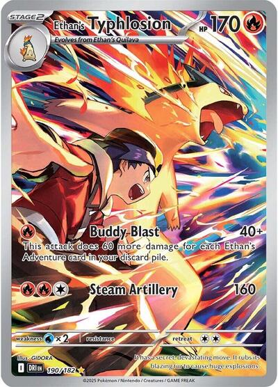 Ethan's Typhlosion - 190/182 (Illustration Rare) [DRI-190-IR]