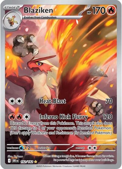 Blaziken - 192/182 (Illustration Rare) [DRI-192-IR]