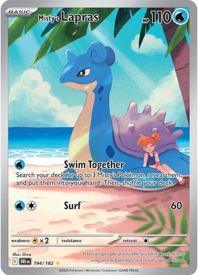 Misty's Lapras - 194/182 (Illustration Rare) [DRI-194-IR]