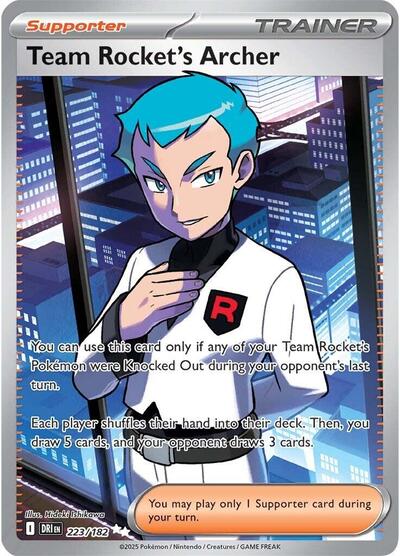 Team Rocket's Archer - 223/182 (Ultra Rare) [DRI-223-UR]