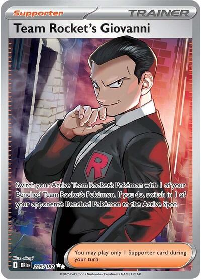 Team Rocket's Giovanni - 225/182 (Ultra Rare) [DRI-225-UR]
