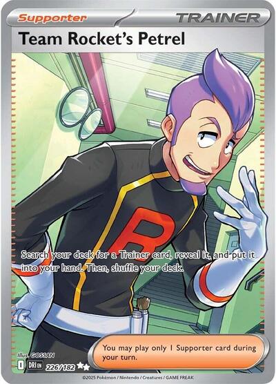 Team Rocket's Petrel - 226/182 (Ultra Rare) [DRI-226-UR]