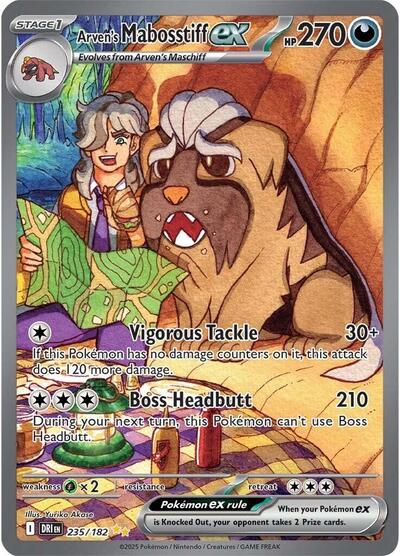 Arven's Mabosstiff ex - 235/182 (Special Illustration Rare) [DRI-235-SIR]